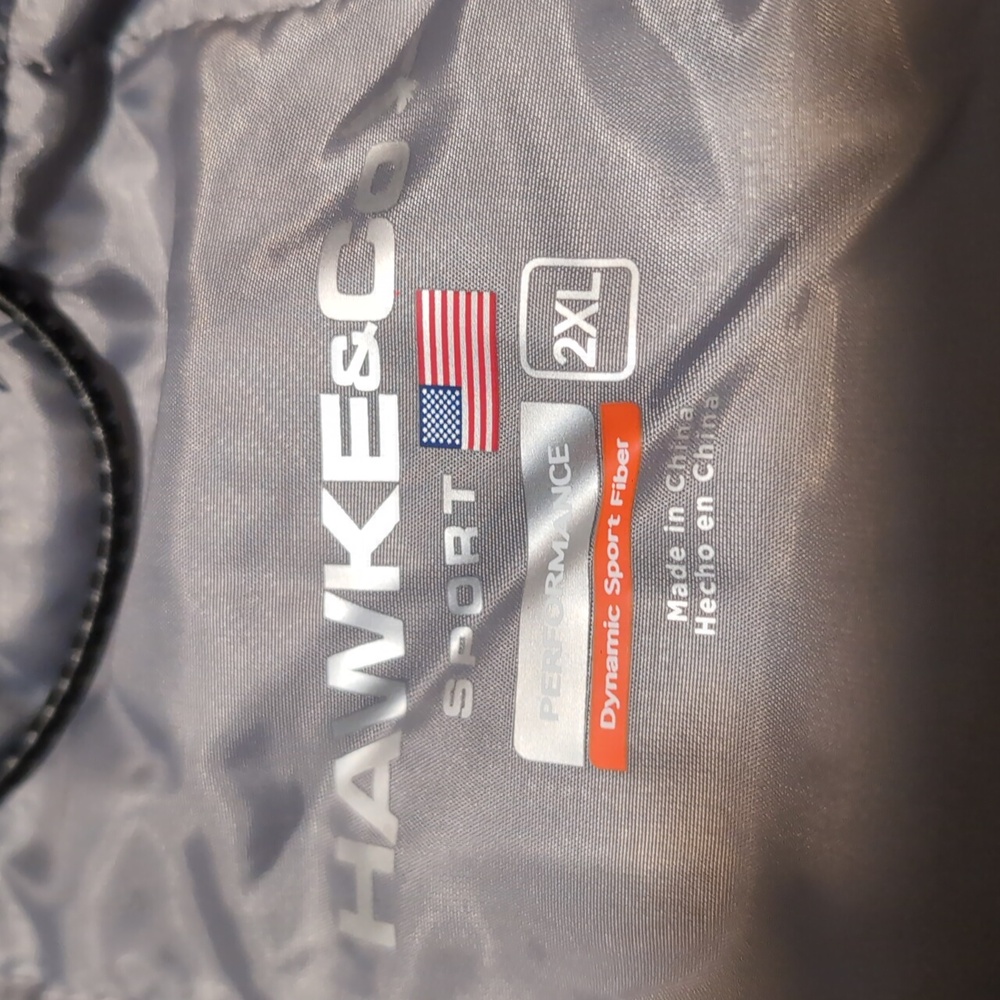 Hawke & Co Chevron Heat Insulated, Wind Water Resistant Hooded Jacket Large Nwt❤ - Picture 16 of 17